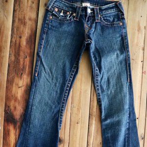 True Religion Women's Jeans Dark Wash Size 24
